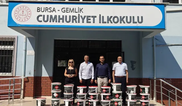 Bursa Gemlik'te eğitime renkli destek