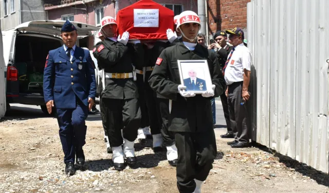 Bursa'da Kore Gazisi askeri törenle uğurlandı