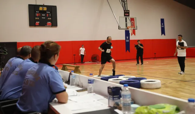 Bursa'da Zabıta olmak için parkurda ter döktüler