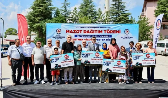 Denizli Büyükşehir'den üreticiye destek