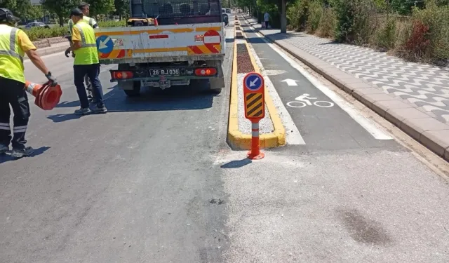 Eskişehir Büyükşehir'den yollara modern dokunuş