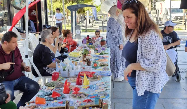 Kocaeli Gölcük Anıtpark'ta engelleri aşan sergi