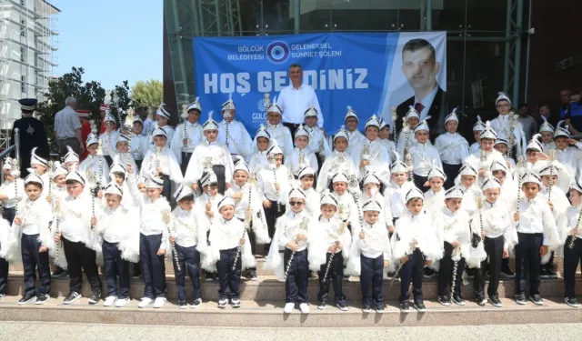 Kocaeli Gölcük'te sünnet çocuklarının mutluluğu şölene dönüştü