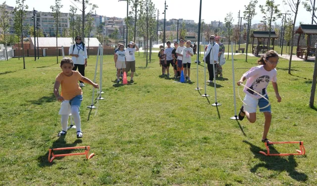 Kocaeli'de çocuklar geleneksel oyunlarla buluştu
