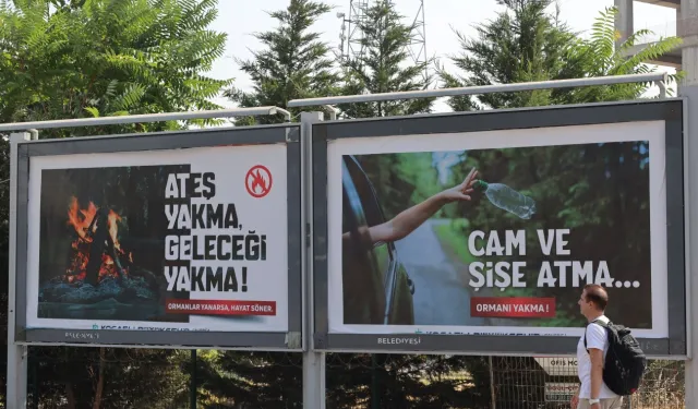 Kocaeli'de orman yangınlarına karşı farkındalığı artırıyor