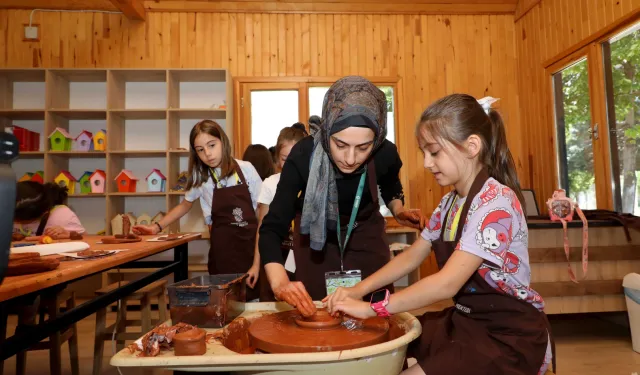 Konya Karatay'da öğrenciler 'Tabiat'ın içinde öğreniyor