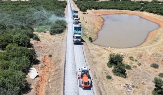 Manisa Büyükşehir’den ilçelere asfalt atağı