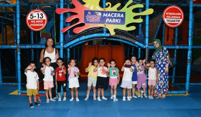 Minikler Çocuk Köyü’nde doyasıya eğlendi