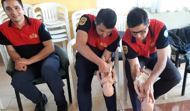 Muğla itfaiye erlerine hayat kurtaran eğitim