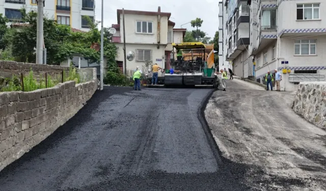 Ordu Ünye’nin ulaşımına sıcak asfalt dokunuşu