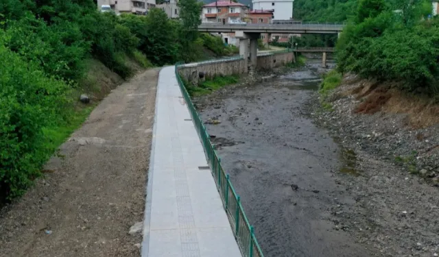 Ordu’nun Gözdesi Ilıca’da yeni yürüyüş yolu turizme değer katıyor