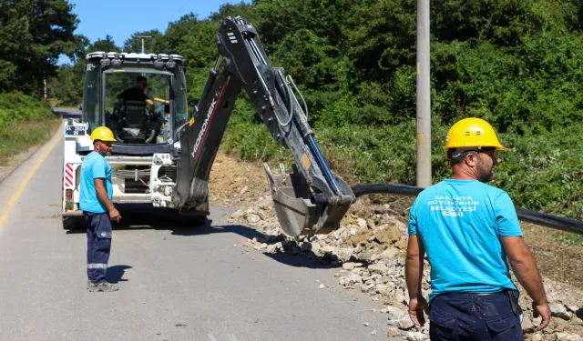 Sakarya'da iki mahallenin su iletim kapasitesi artırılıyor