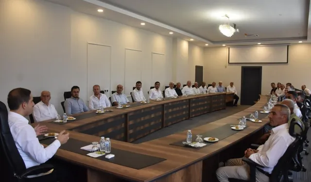 Sason muhtarlarından Kaymakam Başar’a teşekkür ziyareti