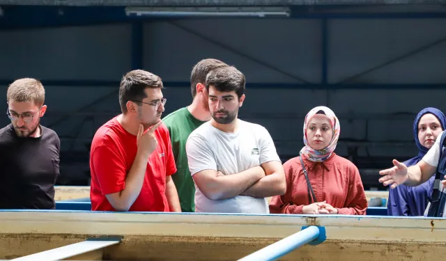 Tıp Fakültesi son sınıf öğrencileri suyun serüvenini yerinde inceledi