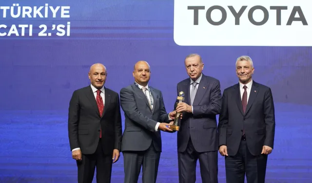 Toyota Türkiye ihracatta şampiyonlar arasında 2'nci oldu