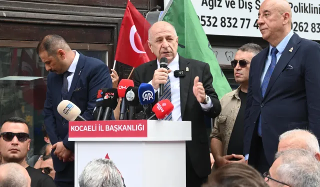 Ümit Özdağ: AKP-MHP-DEM ittifakının sonuna kadar karşısındayım