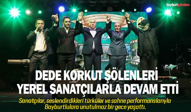 Dede Korkut Şölenleri Yerel Sanatçılarla devam etti