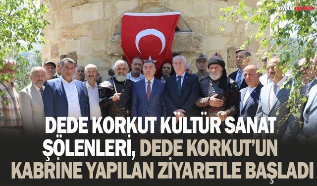 Dede Korkut Kültür Sanat Şölenleri, Dede Korkut’un kabrine yapılan ziyaretle başladı.