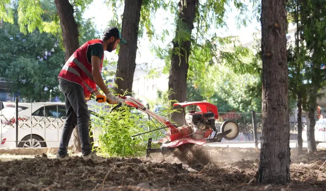 Ankara Keçiören'de park ve bahçelere estetik dokunuş