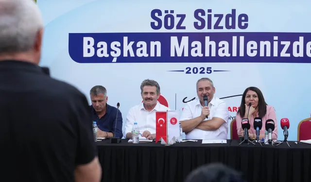 Başkan Özarslan mahalle buluşmalarıyla vatandaşın yanında