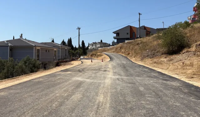 Bursa Gemlik Umurbey'de toz ve çamur sorunu çözüldü