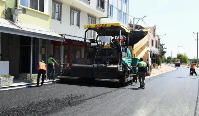 Bursa Osmangazi’de asfalt çalışmalarına hız verildi