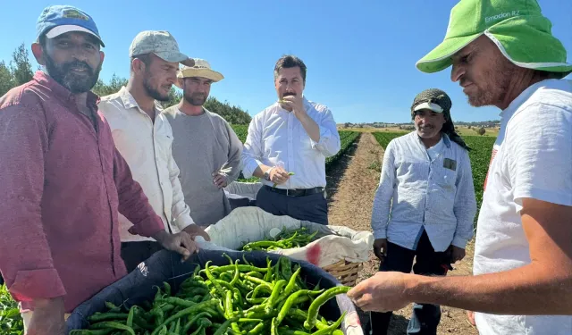 Bursa Yenişehir'de tarla işçilerine 'Özel' ziyaret