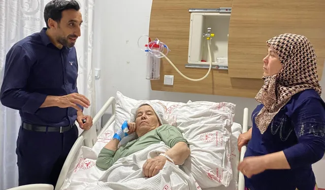 Bursa'da yangın mağduru engelli hastaya Gürsu SHM'den moral ziyareti