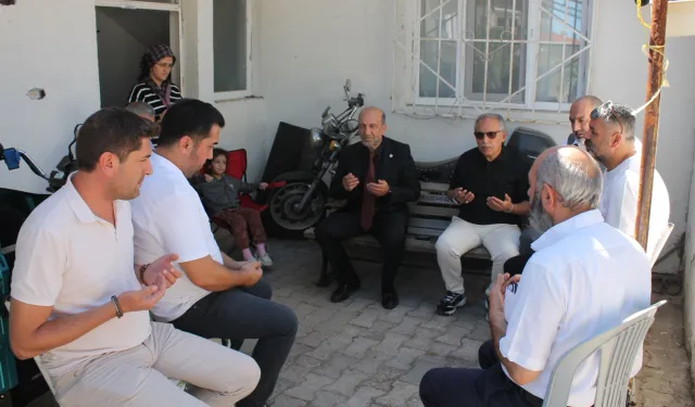 Bursalı şehit itfaiyecinin ailesine PERDER'den anlamlı ziyaret