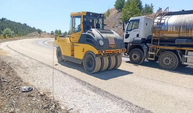 Dağ ilçelerinin yollarına Büyükşehir imzası