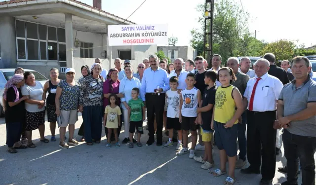 Edirne Valisi Sezer’den Enez’de kırsal ziyareti
