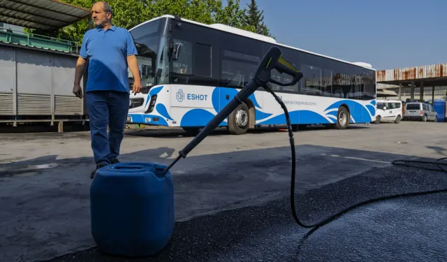 ESHOT’tan bin 100 hanenin kullandığı kadar su tasarrufu