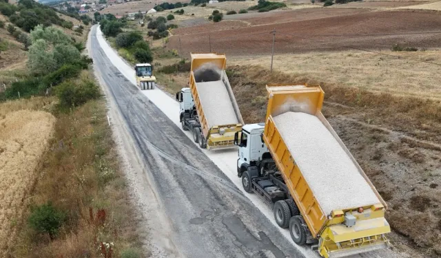Eskişehir kırsalında yol seferberliği