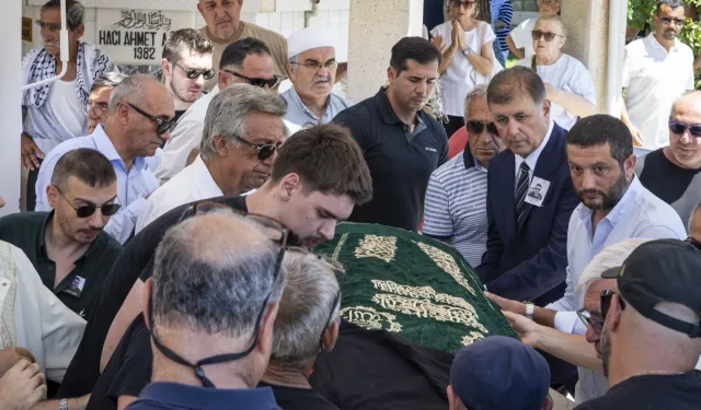 Foça eski belediye başkanının oğlu son yolculuğuna uğurlandı