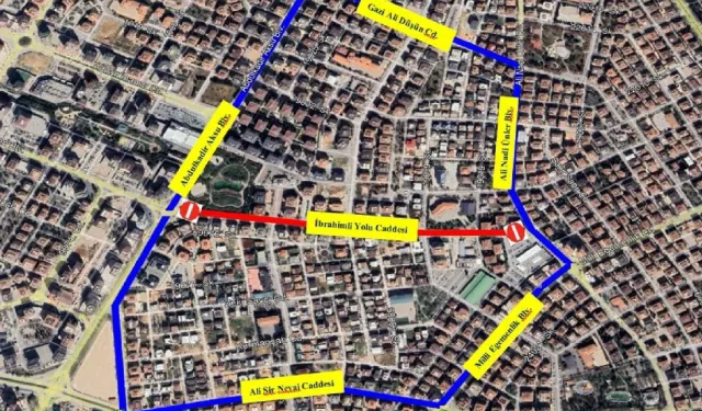 Gaziantep’te İbrahimli Yolu Caddesi trafiğe kapatılıyor