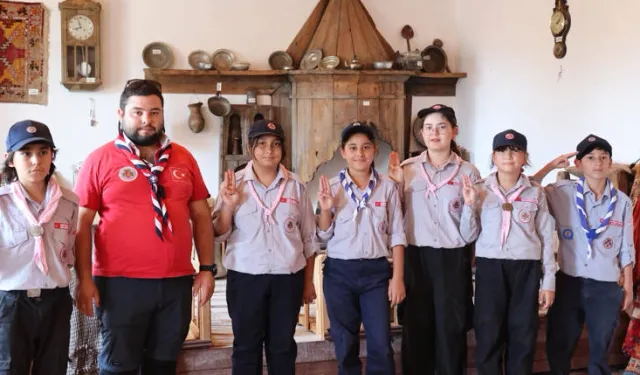 Genç izciler doğa ile iç içe keyifli bir deneyim yaşadı