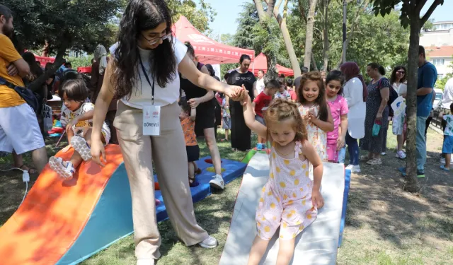 İstanbul'da çocuklar 'oyun her yerde' dedi
