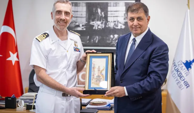 İtalyan Donanması'ndan Başkan Tugay’a ziyaret
