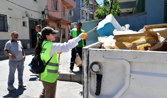 İzmir Bornova'da her gün iki mahallede derin temizlik