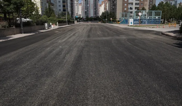 Kayseri Melikgazi'den asfalt mesaisi