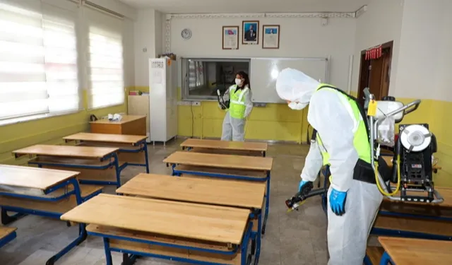 Kayseri Talas'ta okullar yeni döneme hazırlanıyor