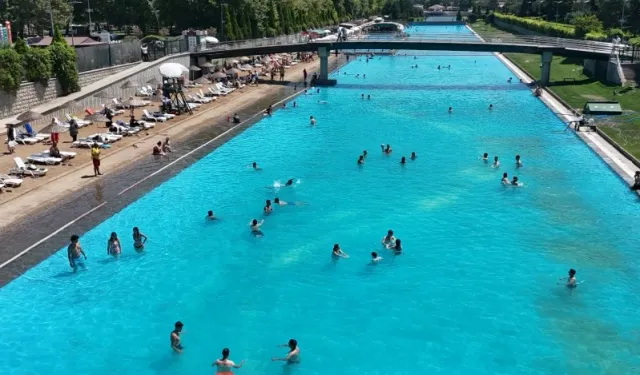 Kentpark Yapay Plaj yaz sezonuna hızlı başladı