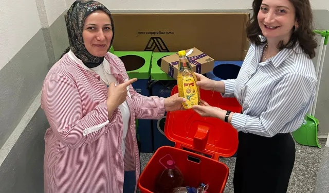 KO-MEK’ten geri dönüşüme 500 litre atık yağ