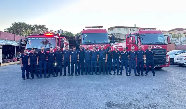 Kocaeli İtfaiyesi Çanakkale'ye gitti