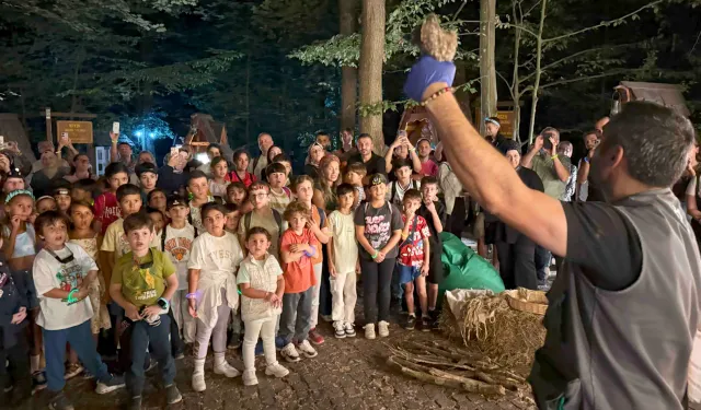 Kocaeli Ormanya’da çocuklara özel gece yürüyüşü