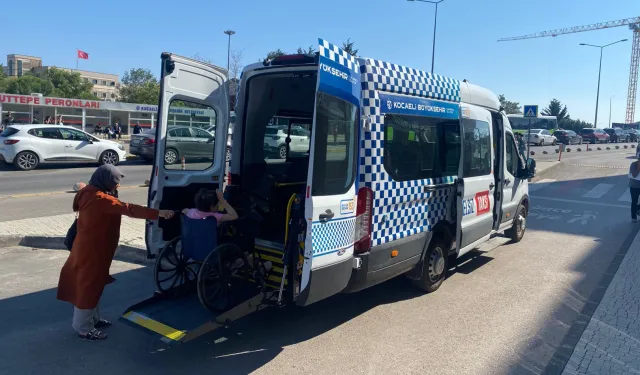 Kocaeli'de 14 bin 790 kez 'Engelsiz' yola çıktı