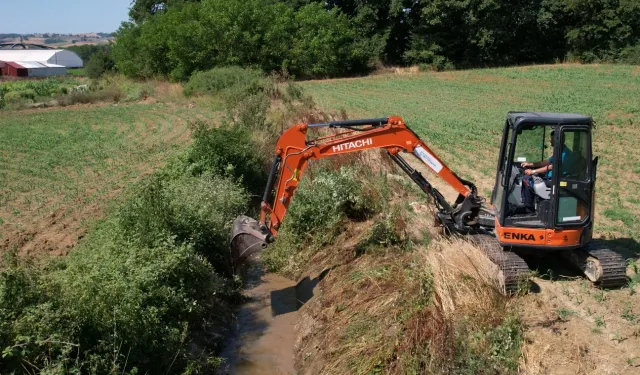 Kocaeli'nin sulama kanallarında hummalı temizlik