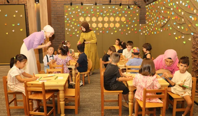 Konya Karatay’da masal atölyesi miniklerden tam not aldı