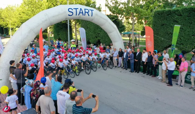 Konya Meram’da düz bisiklet yarışları coşkusu