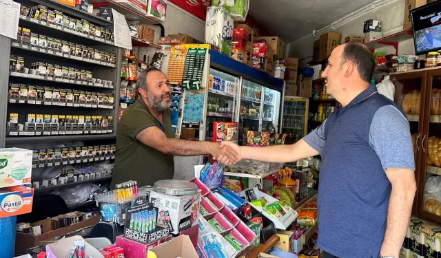 Konya'da Başkan Altay'dan esnaf ziyareti